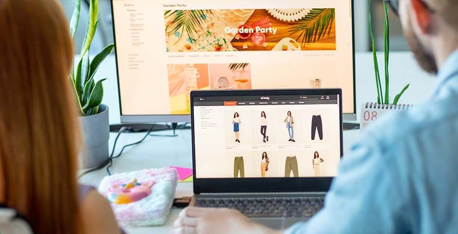 Zaawansowany technologicznie dział e-commerce fashion